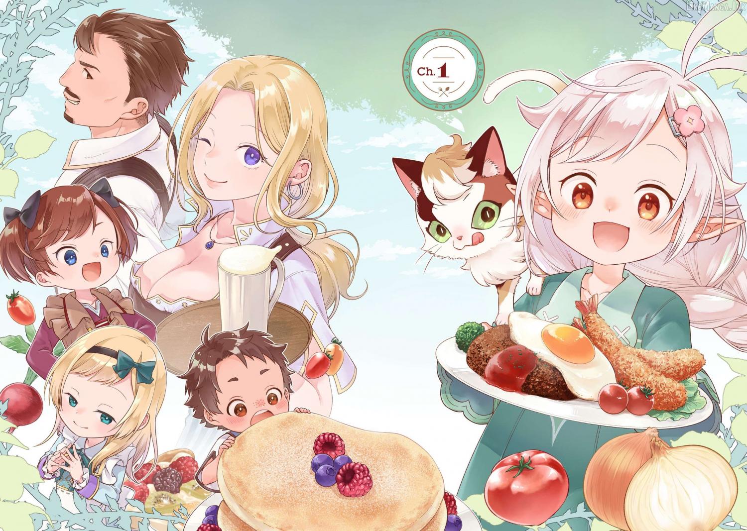 Elf-san no Mahou Ryouriten: Yousei Joou to shite Tensei Shita keredo, Mazu wa Nonbiri Oryouri Tsukurimakurimasu